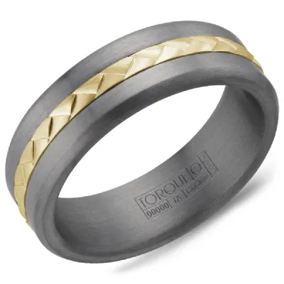 10K Gold Weaved Tantalum Band