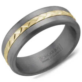 10K Gold Weaved Tantalum Band