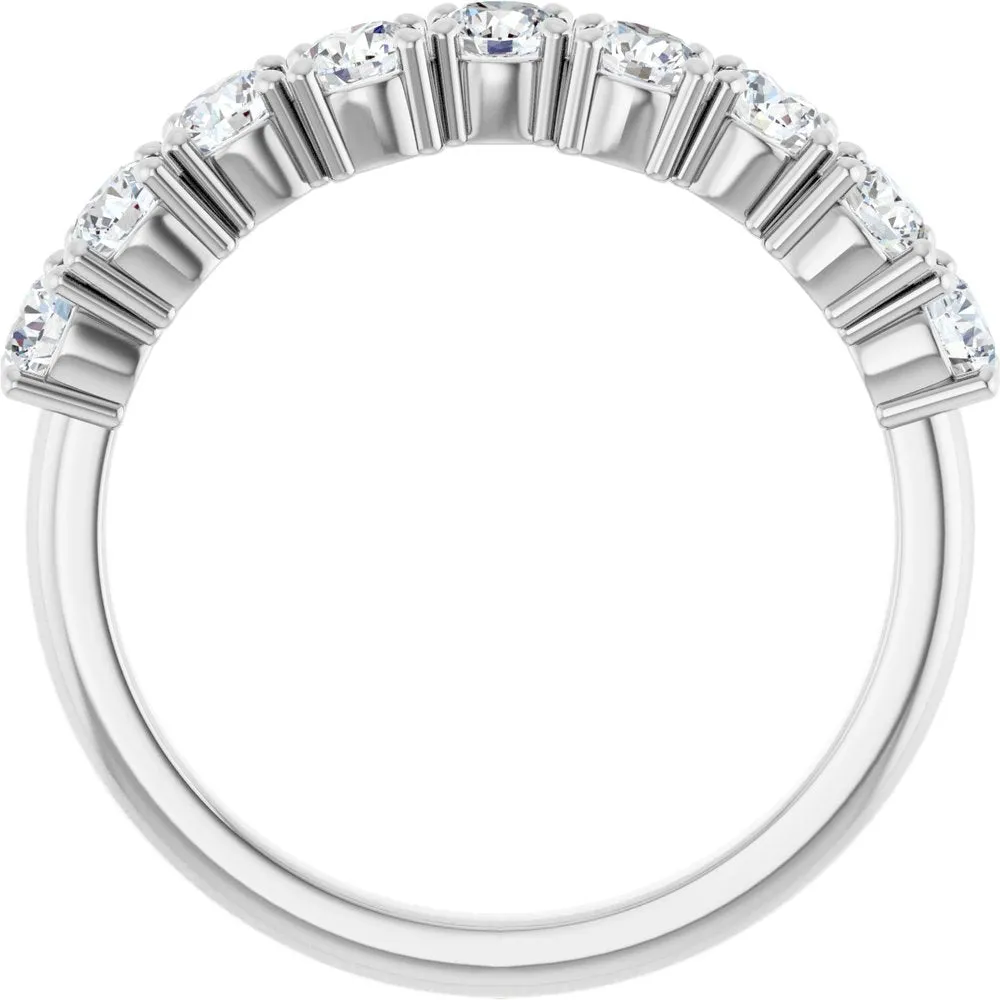 124334 - 14K Gold 9/10 CTW Lab-Grown Diamond Anniversary Band