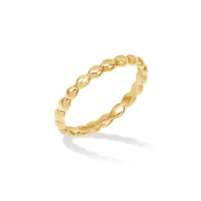 14k Bubbles Narrative Band