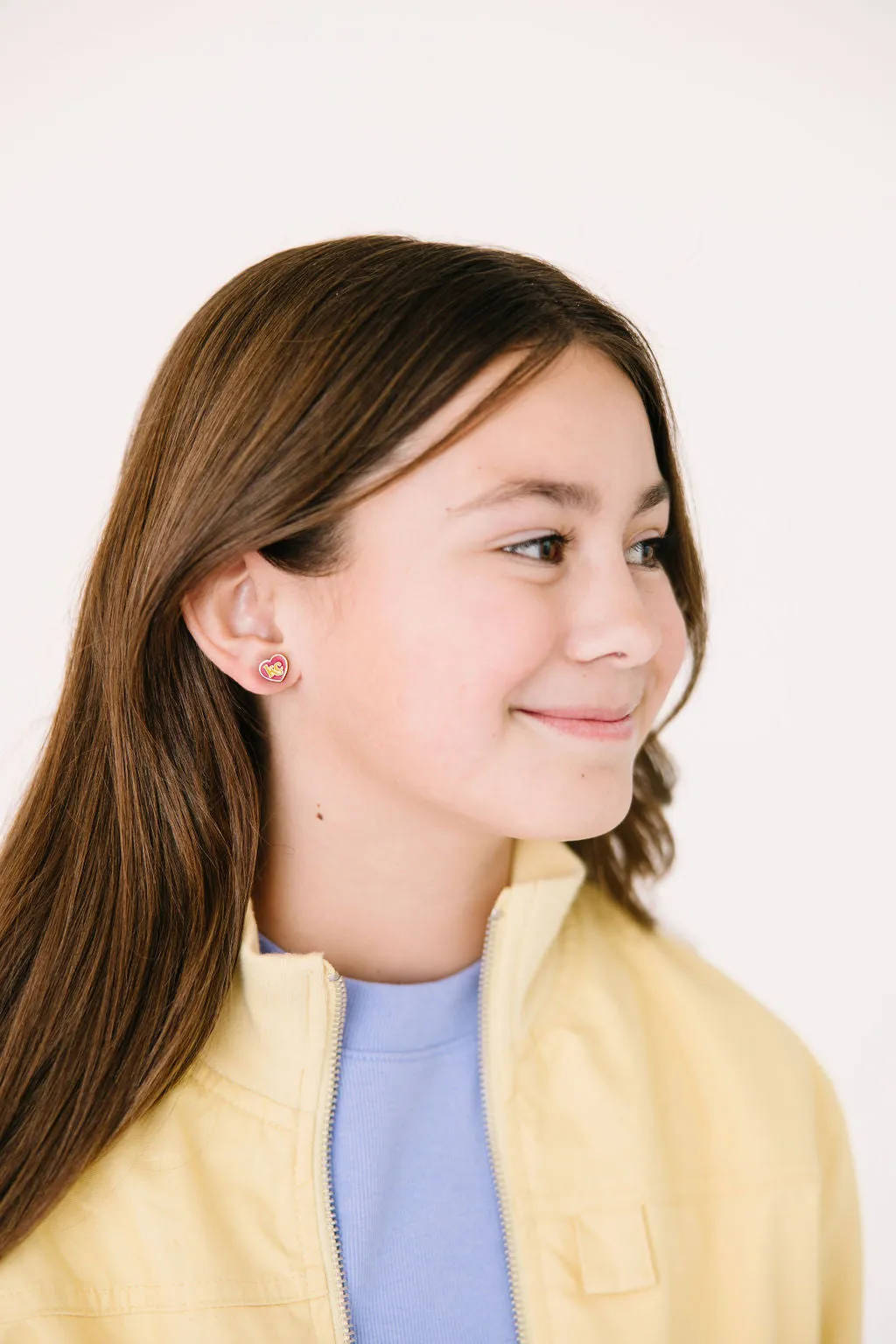#15 Heart Stud Earrings