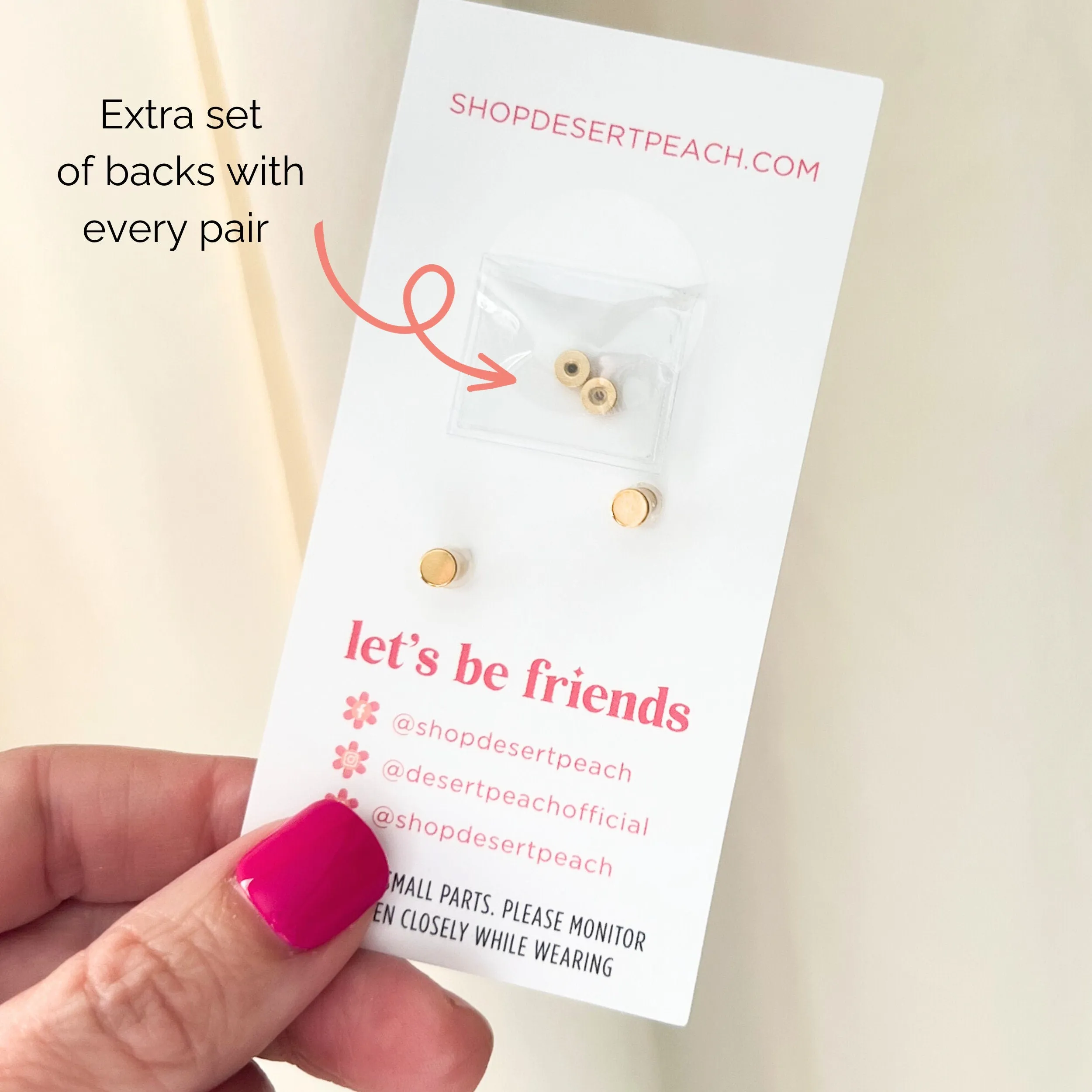 #15 Heart Stud Earrings