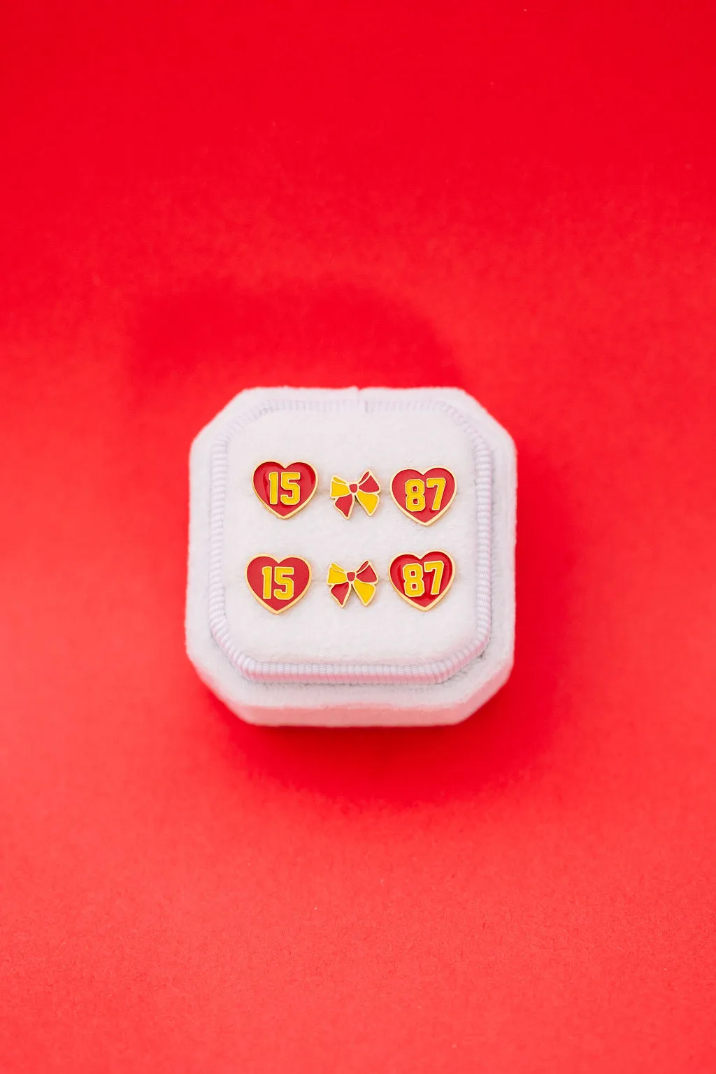 #15 Heart Stud Earrings