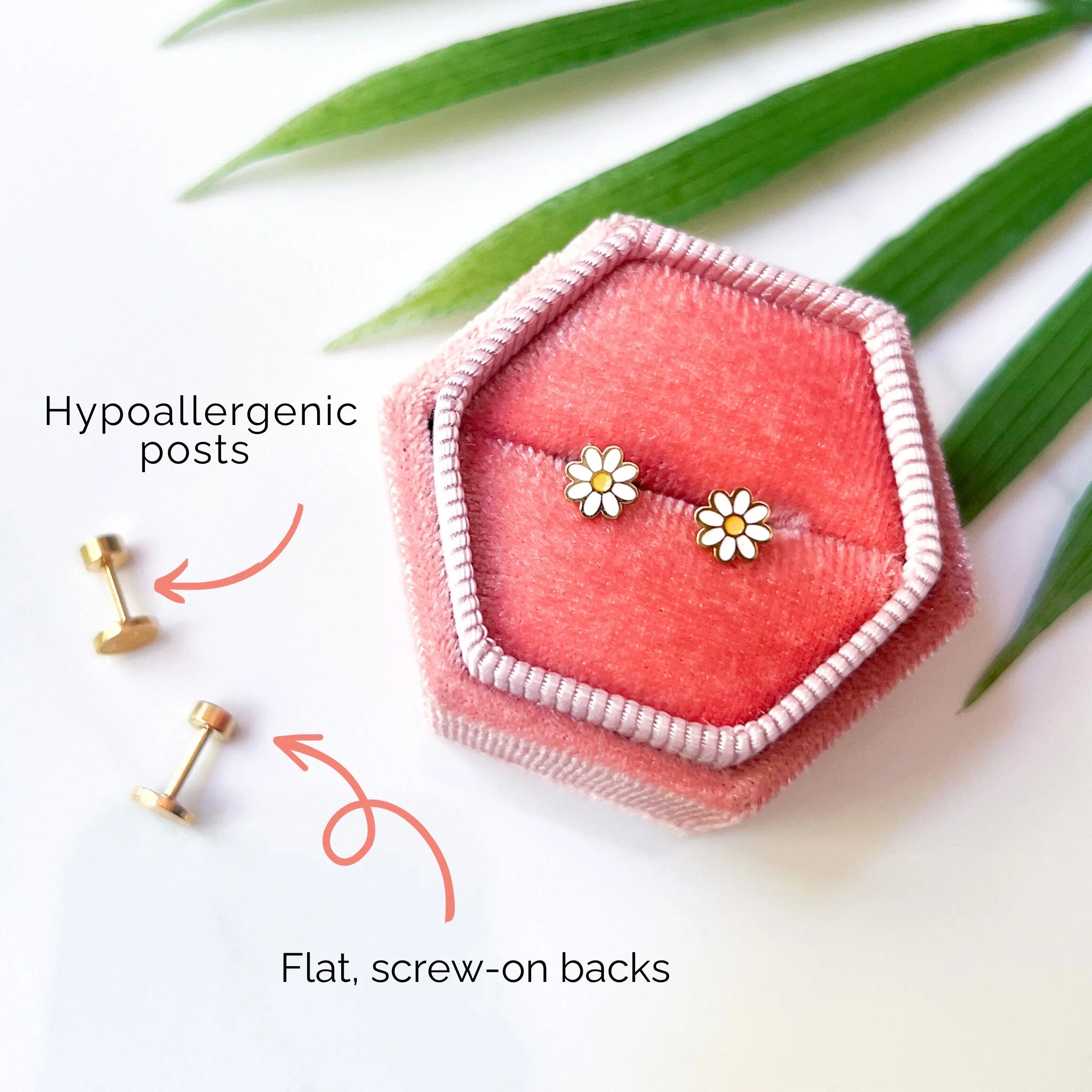 #15 Heart Stud Earrings