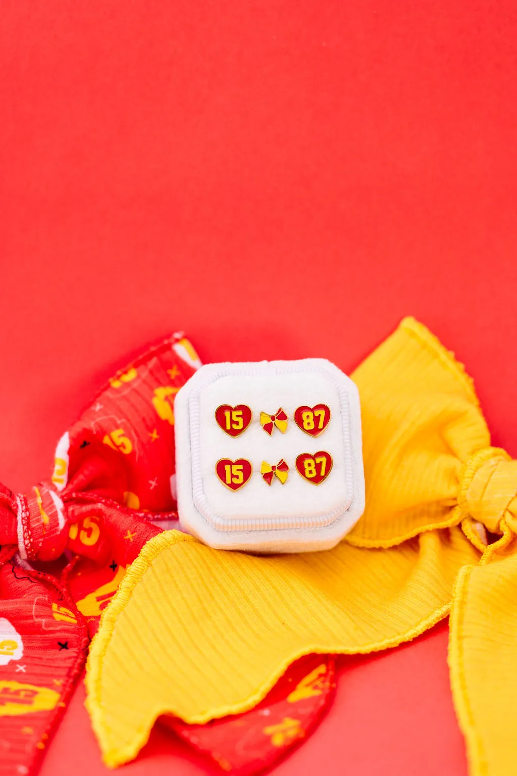 #15 Heart Stud Earrings