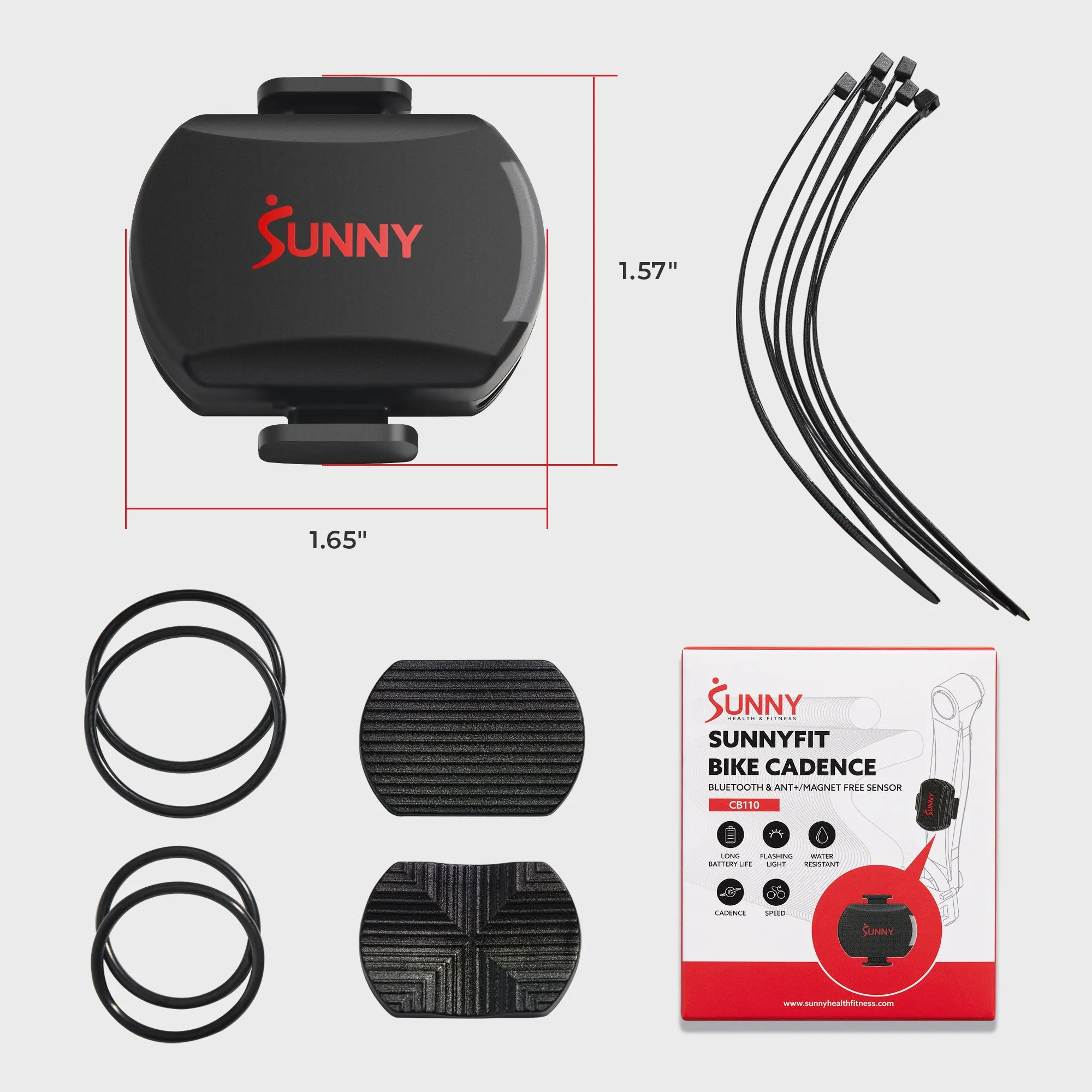 2-in-1 Advanced Cadence/RPM   Speed Sensor for Indoor and Outdoor Bikes