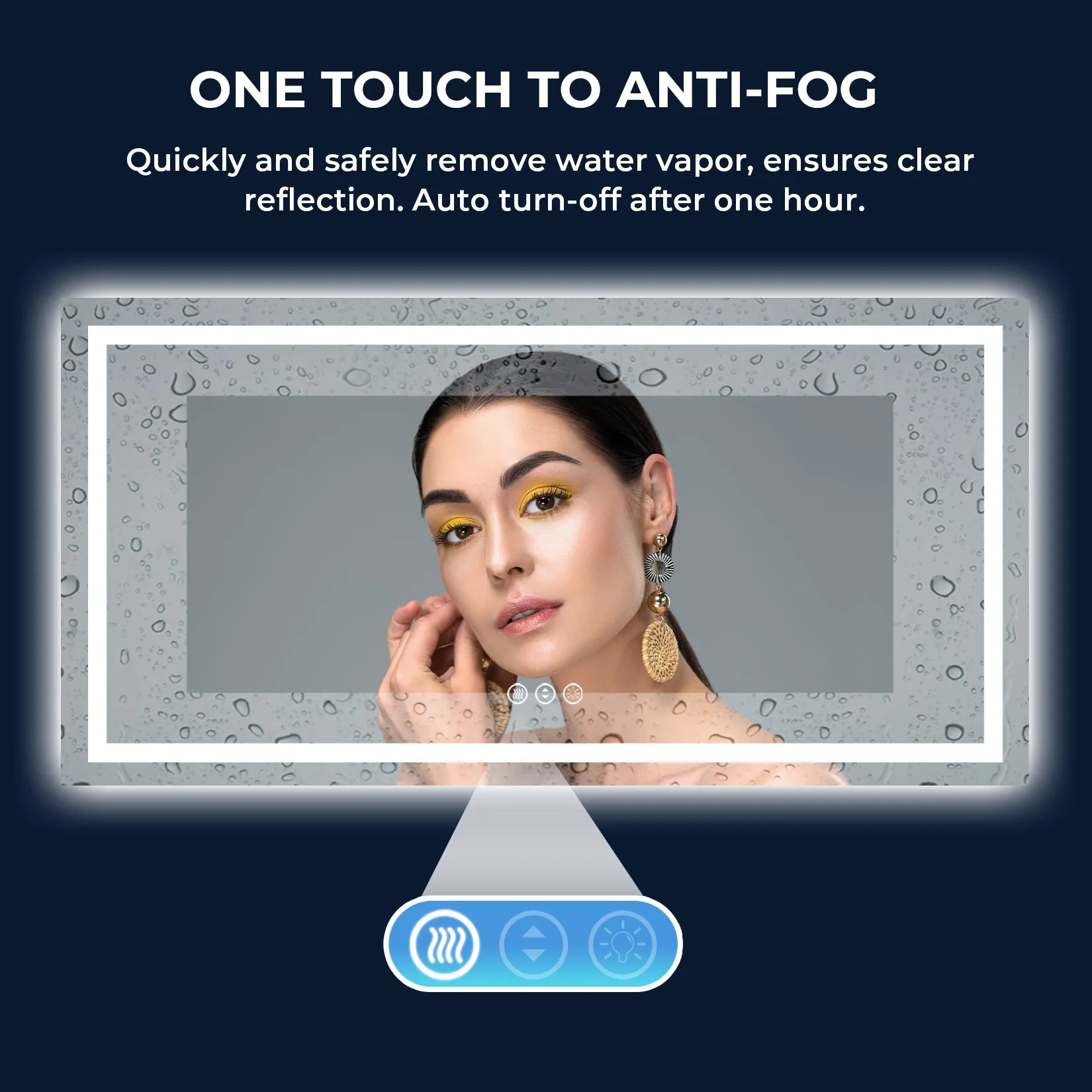 2022 Collection Backlit   Frontlit LED Mirror for Bathroom 72 x 36 Inch
