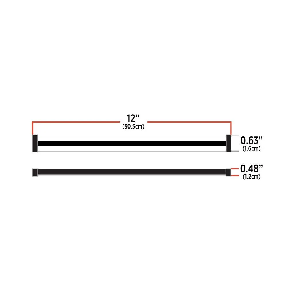 24" Glow Series Strip Light - Side Shine - Blue