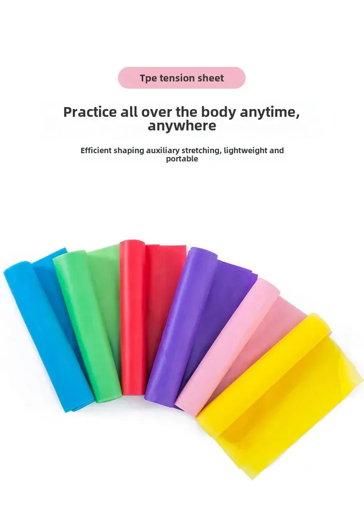 2M Yoga Pilates Resistance Band - Long Stretch Bands for Stroke Survivor Equipment and Physical Therapy