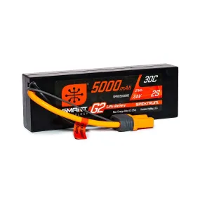 2S 7.4V Smart G2 Hardcase LiPo Battery, 30C 5000mAh