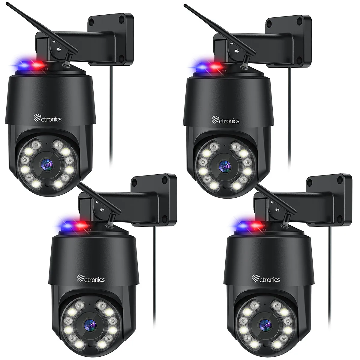 4K Outdoor Camera WiFi 2,4/5GHz with Human/Vehicle/Animal Detection