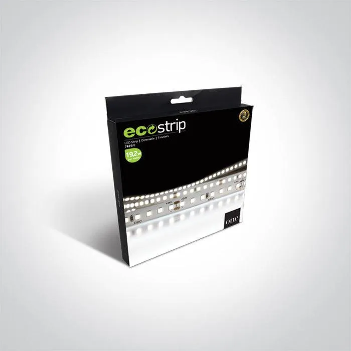 7825 LED STRIP 24vDC CW 5m ROLL 19,2w/m IP20