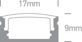 7902 PROFILE 2m   PC opal diffuser