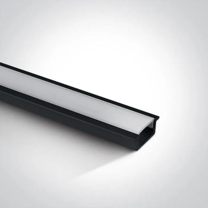 7902R RECESSED PROFILE 2m   PC opal diffuser
