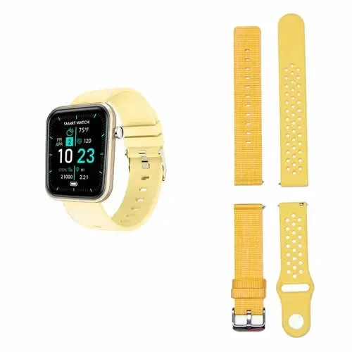 Advanced Smartwatch With Three Bands And Wellness   Activity Tracker -Smartwatch with Heart Rate Monitor