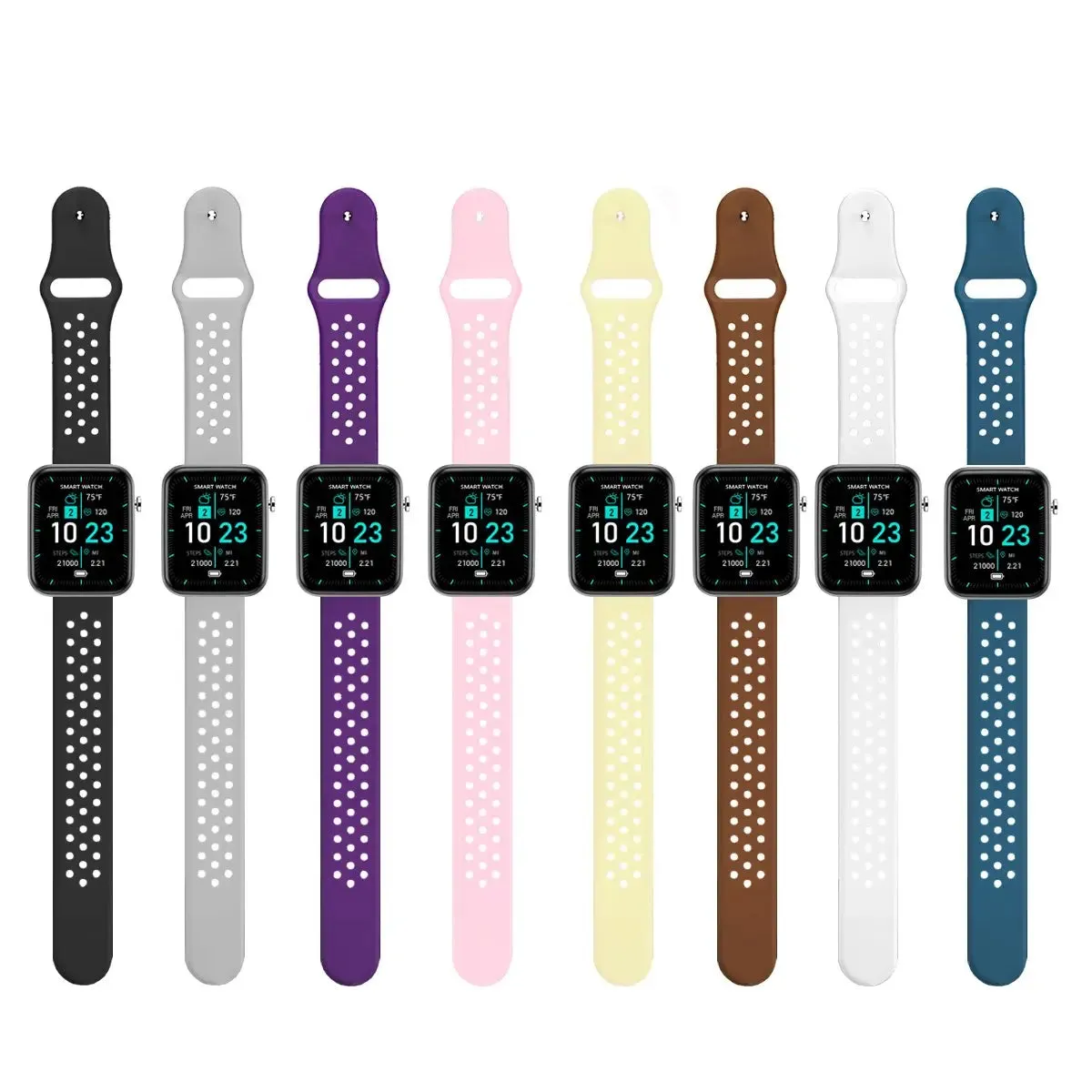 Advanced Smartwatch With Three Bands And Wellness   Activity Tracker -Smartwatch with Heart Rate Monitor