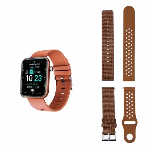 Advanced Smartwatch With Three Bands And Wellness   Activity Tracker -Smartwatch with Heart Rate Monitor