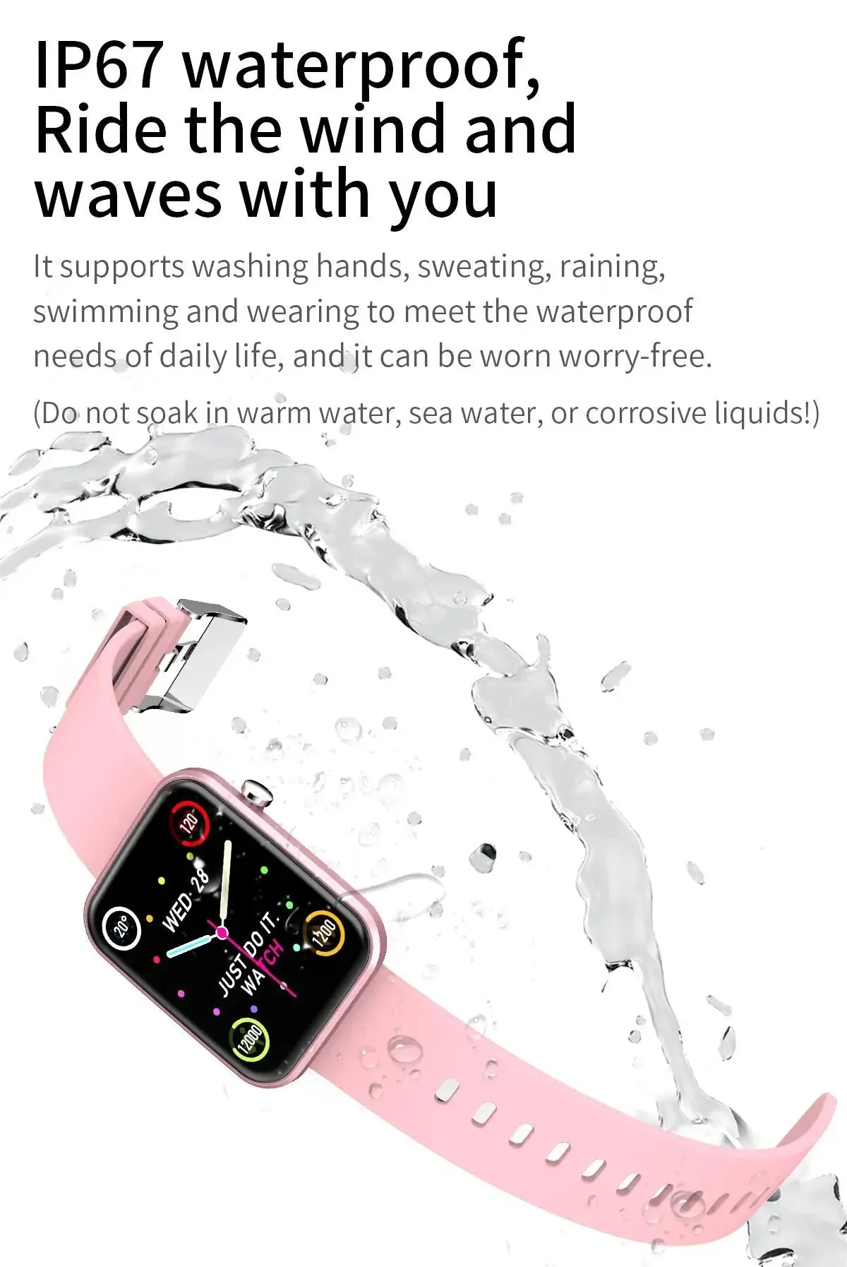 Advanced Smartwatch With Three Bands And Wellness   Activity Tracker -Smartwatch with Heart Rate Monitor