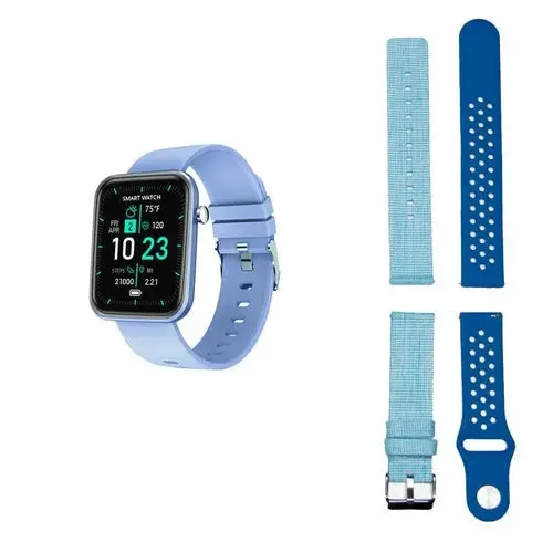 Advanced Smartwatch With Three Bands And Wellness   Activity Tracker -Smartwatch with Heart Rate Monitor