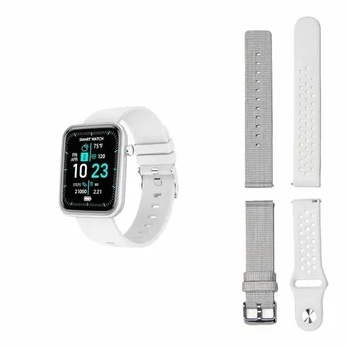 Advanced Smartwatch With Three Bands And Wellness   Activity Tracker -Smartwatch with Heart Rate Monitor
