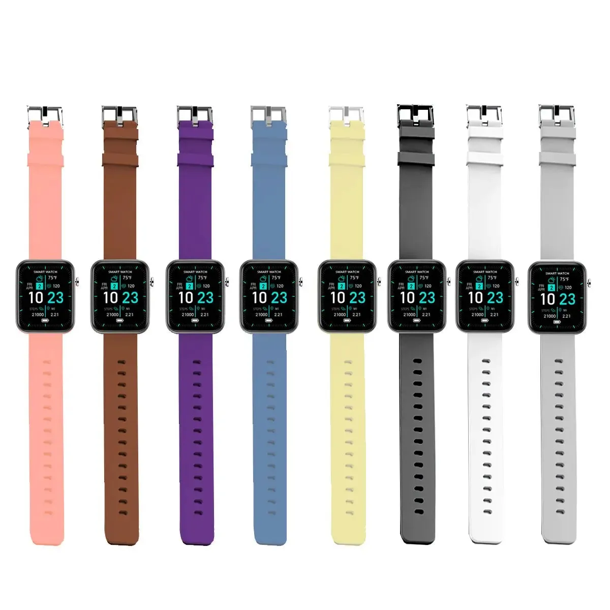 Advanced Smartwatch With Three Bands And Wellness   Activity Tracker -Smartwatch with Heart Rate Monitor