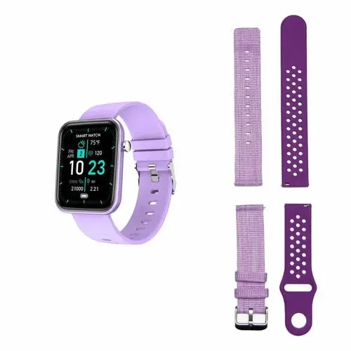 Advanced Smartwatch With Three Bands And Wellness   Activity Tracker -Smartwatch with Heart Rate Monitor