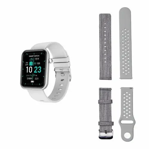 Advanced Smartwatch With Three Bands And Wellness   Activity Tracker -Smartwatch with Heart Rate Monitor