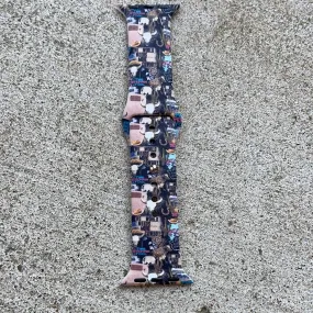 Ain’t no Cowboy Collage Silicone Apple Watchband