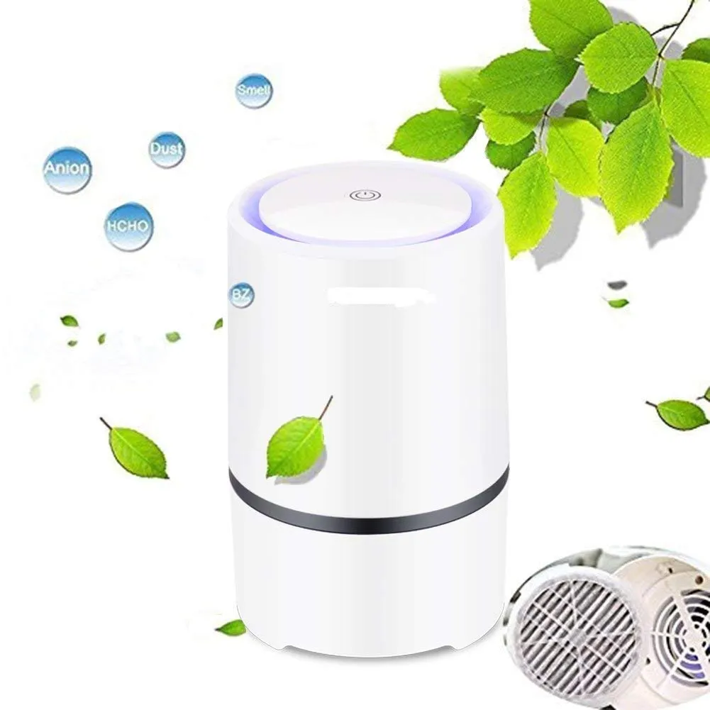 Air Purifier Air Cleaner with Home HEPA Filters and Night Light
