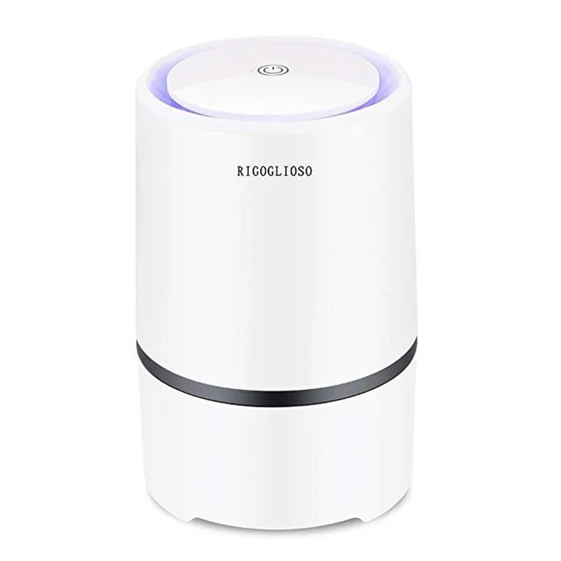 Air Purifier Air Cleaner with Home HEPA Filters and Night Light
