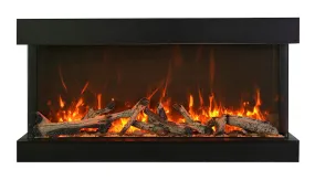 Amantii 72” True View XL XT 3 Sided Glass Electric Fireplace