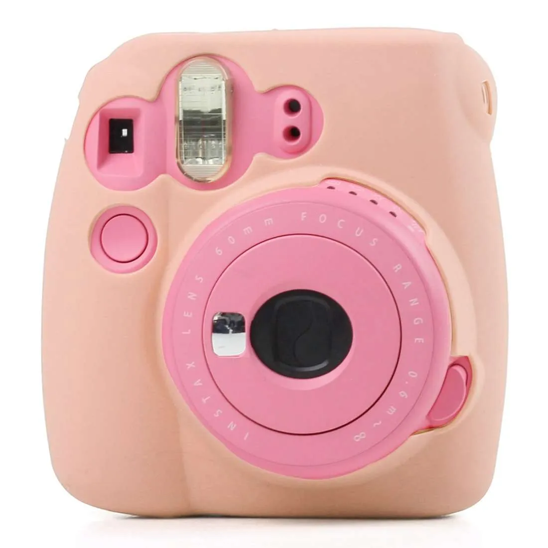 AMZER Fluorescent Soft Silicone Protective Case for FUJIFILM instax mini 9 / mini 8  / mini 8 (Random Color) - pack of 2