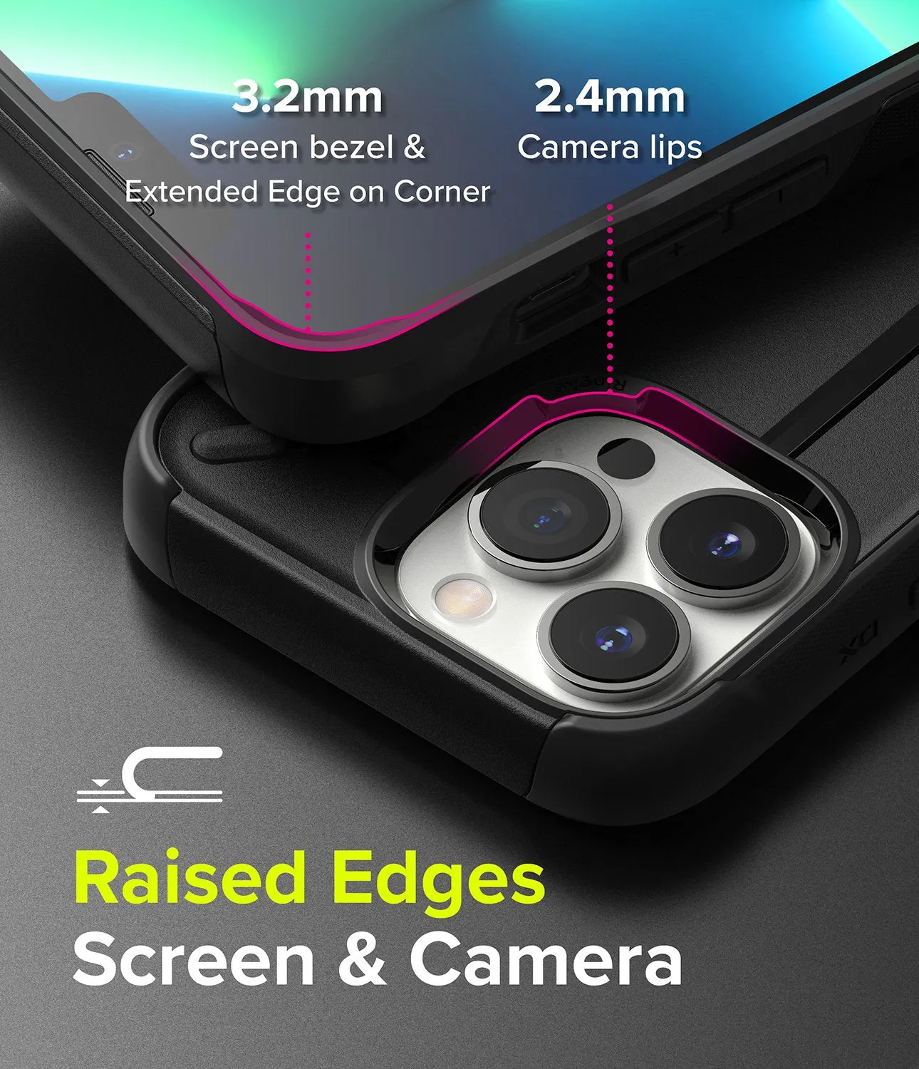Apple iPhone 13 Pro Max Case Cover| DX Series| Gunmetal