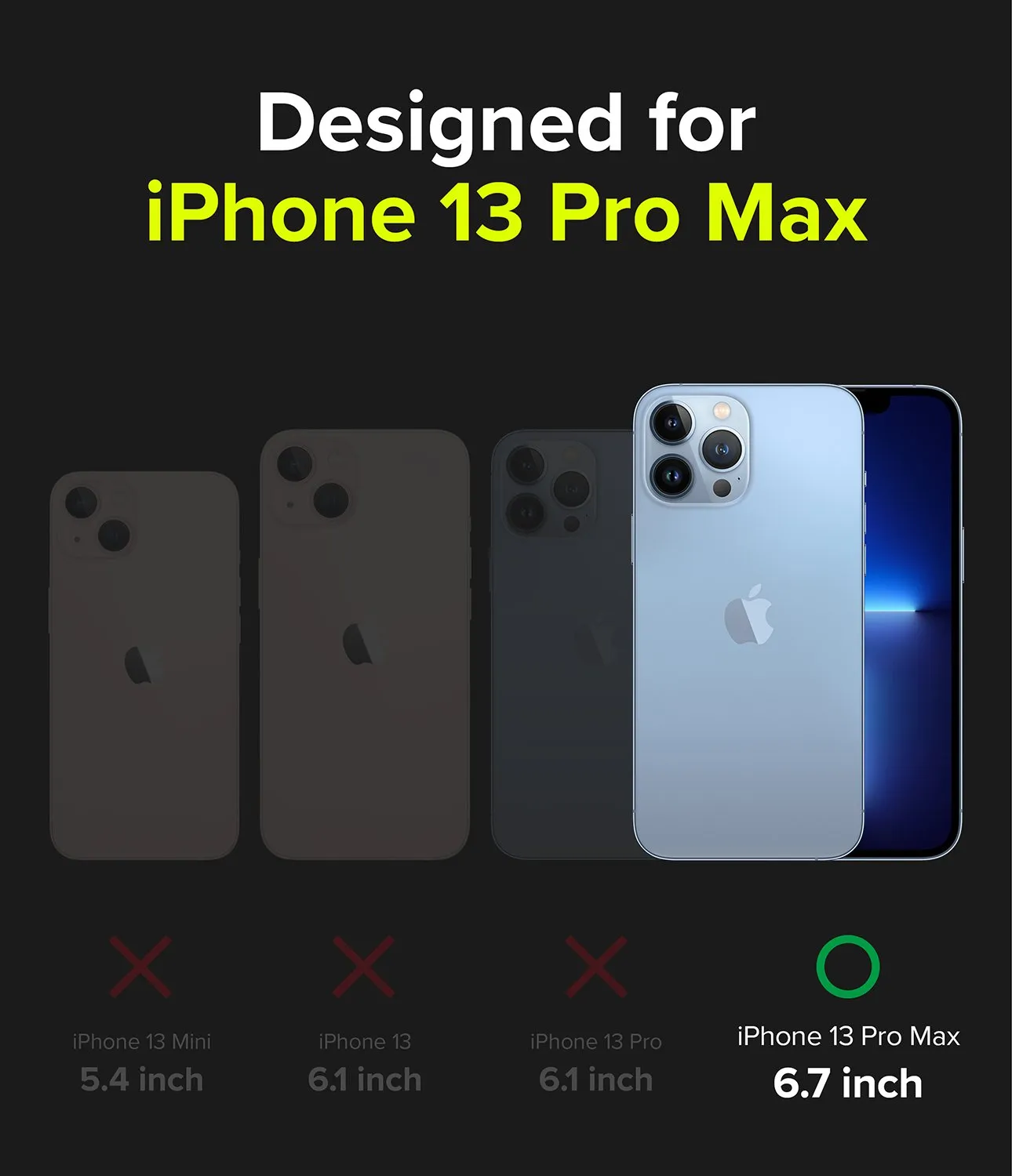 Apple iPhone 13 Pro Max Case Cover| DX Series| Gunmetal