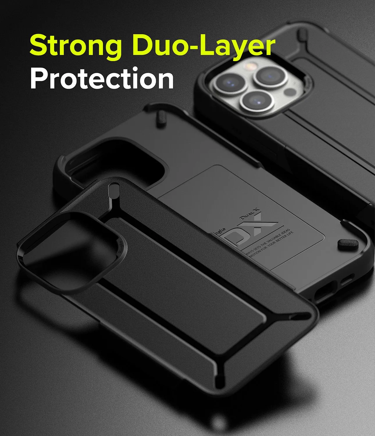 Apple iPhone 13 Pro Max Case Cover| DX Series| Gunmetal