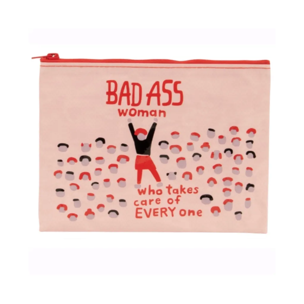 Bad A** Woman Who Takes Care Of Everyone Zipper Pouch