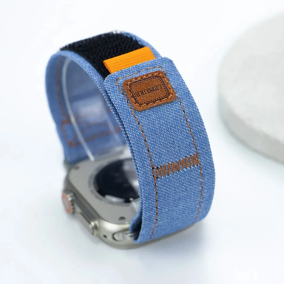 Band for Apple Watch Ultra 2 49mm 45mm 44mm 42mm Sport Strap accessories Nylon bracelet Correa iwatch Series 9 7 6 5 4 8 SE