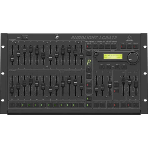 Behringer EUROLIGHT LC2412 V2 24-Channel DMX Lighting Console (OPEN BOX)