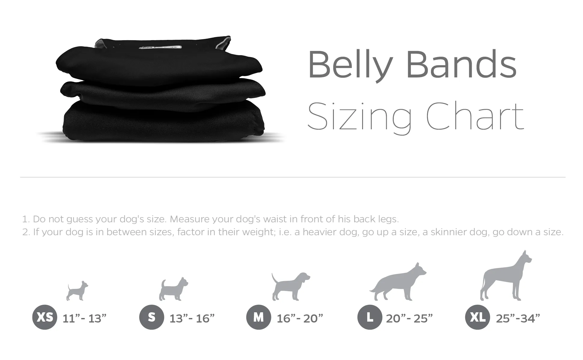 Belly Bands (3-Pack)   Extendrs®
