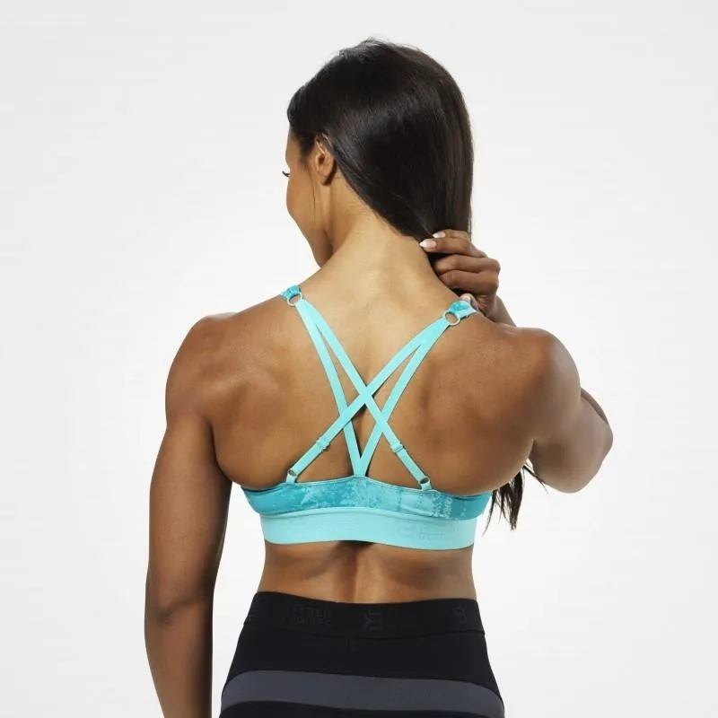 Better Bodies Fitness Short Top - Aqua Print