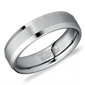 Beveled Edge Tungsten Band