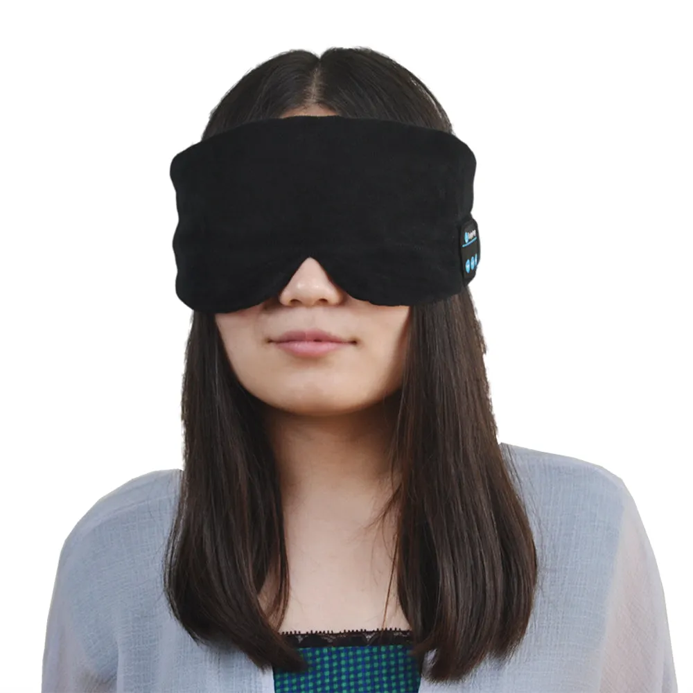 Bluetooth Sleeping Eye Mask Blindfold Wireless Music Headphones Eye Cover Mask