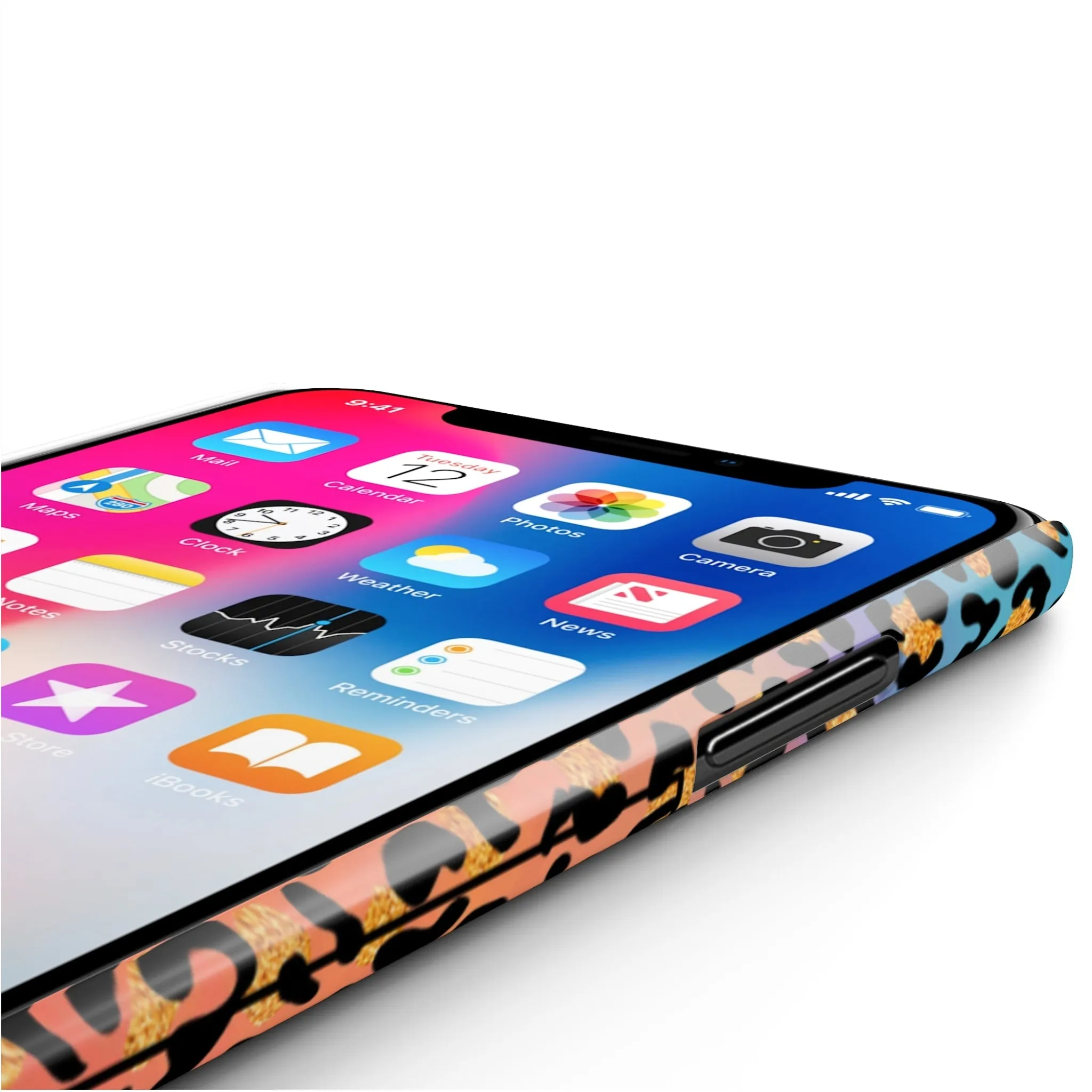 Bright Leopard 'MAMA' iPhone Case - Stylish and Vibrant Protective Cover for Moms