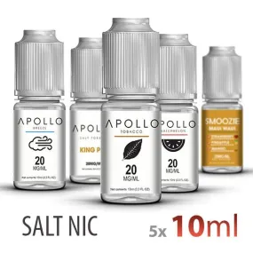Buy 5 Apollo Nic Salts and get 15% OFF!