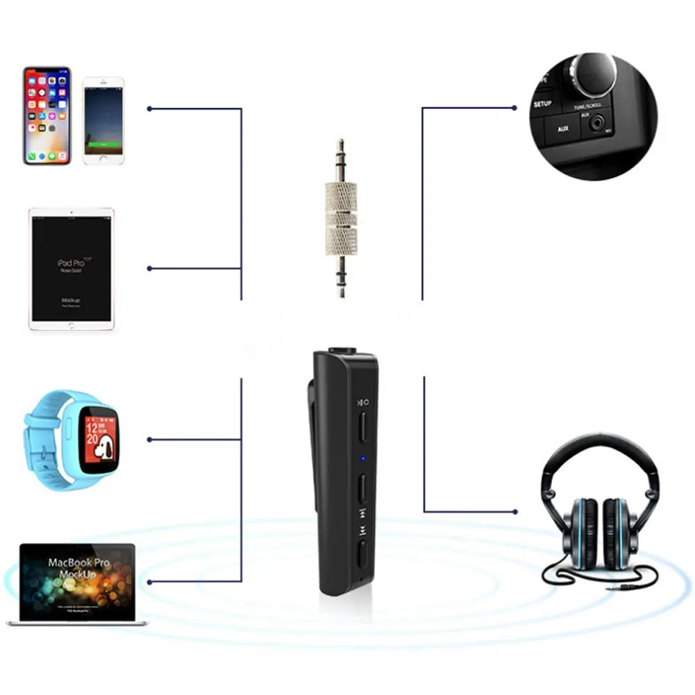 Car Audio Receiver G29 Bluetooth-compatible Converter 3.5mm Jack
