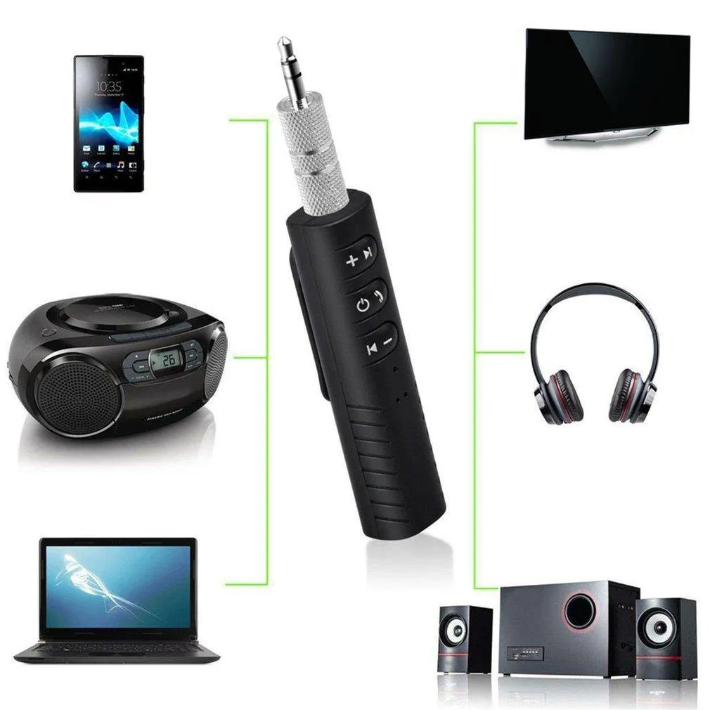 Car Bluetooth 3.0 Home Audio Music Receiver with Handsfree Function With Mic