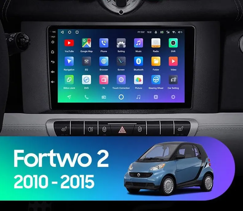 Car Dealz Premium 4G Data Model 10.2" Android 12.0 For Mercedes Benz Smart Fortwo 2 2010 - 2015