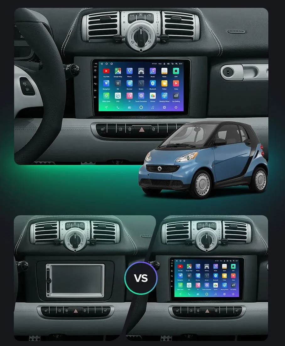 Car Dealz Premium 4G Data Model 10.2" Android 12.0 For Mercedes Benz Smart Fortwo 2 2010 - 2015