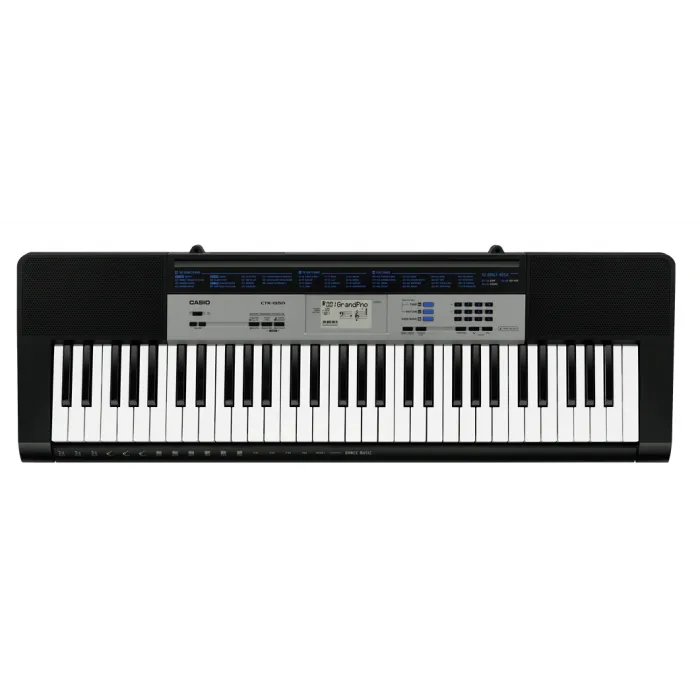 Casio CTK-1550 Standard Keyboards 61 piano-style keys