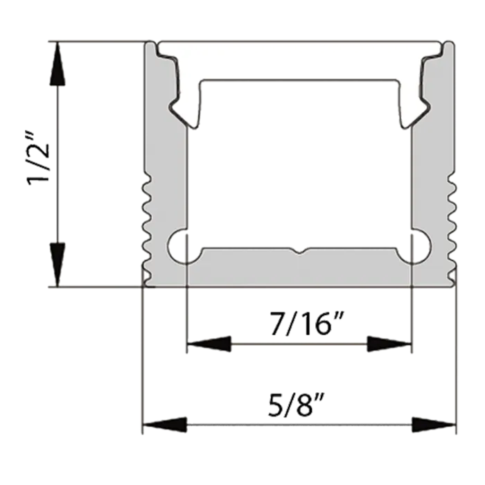 Core ALP60 Designer Surface Mount LED Profile - 48 Inches